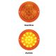 LED 12-24V Recessed Indicator Light (130mm X 42mm Round) 