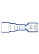 Quikcrimp Blue 6.3mm Fully Insulated Female Blade Heatshrink Terminal (Pack Of 25)