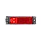 LED 12-24V Red Rear End Outline Marker Light With Reflector (130 X 32 X 17mm) 