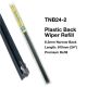 Tridon 6.5mm X 610mm Narrow Plastic Back Wiper Blade (Pack Of 2) 