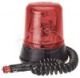 Narva Optimax 12-24V Red Rotating Beacon With Magnetic Base