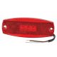 Narva 9-33V Red LED Rear End Outline Marker Light With In-Built Retro Reflector 