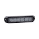 Narva 12-24V Low Profile High Powered Red/Blue LED Warning Light With Multiple Flash Patterns (133 X 28 X 17mm)