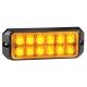 Narva 12-24V Low Profile High Powered Amber LED Warning Light With Multiple Flash Patterns (132 X 49 X 19mm)