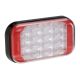 Narva 9-33V High Powered Red LED Warning Light With 5 Flash Patterns (180 X 100 X 37mm) 
