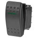 Narva Replacement Off/On Rocker Switch With Green LED To Suit Switch Panels (Blister Pack Of 1) 