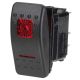 Narva SPST 20 Amp Off/Mom On 12V Red Illuminated Sealed Rocker Switch (Blister Pack Of 1) 