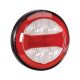 Narva 9-33V LED Stop & Reverse Light With Red LED Tailight Ring & Reflector (130mm X 30mm Round) 