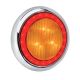 Narva 9-33V LED Rear Indicator Light With Red LED Tailight Ring And Chrome Base (150mm X 30mm Round) 