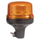 Narva Eurotech 12-24V Low Profile Amber LED Pole Mount Beacon With 6 Selectable Flash Patterns 