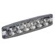 Narva 12-24V Low Profile White Slimline Warning Light With 23 Selectable Flash Patterns (131 X 30 X 7mm)