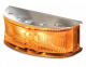 Hella 12-24V Amber LED Marker/Indicator Light With Stainless Steel Housing (58 X 23 X 25mm) 