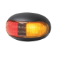 Hella 8-28V LED Red/Amber Side Marker Light With Nylon Grilamid Lens & Housing (Pack Of 4) 