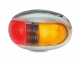 Hella 8-28V LED Red/Amber Side Marker Light With Chrome Housing (Blister Pack Of 1) 
