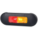 Hella 12-24V Flush Mount Red/Amber Side Marker Light (86 X 31 X 15mm) 