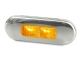 Hella 12-24V Flush Mount Supplementary Side Direction Indicator Light With S/Steel Bezel 