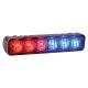 Narva 12-24V High Powered Bonnet Mount Red/Blue LED Warning Light With Multiple Flash Patterns 