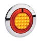 Narva 9-33V Rear LED Indicator Light With LED Tail Light Ring & Chrome Housing (155mm X 39mm Round) 