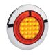 Narva 9-33V Lhr LED Sequential Indicator Light With LED Tailight Ring & Chrome Housing (155mm X 39mm Round)