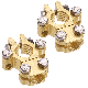 Projecta Positive Forged Brass Heavy Duty Saddle Style Battery Terminal With Dual Auxillary (Pack Of 10)