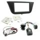 Aerpro Double Din Textured Black Installation Kit To Suit Iveco 