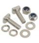 Narva Mine Bar 30mm X M10 T-Bolt With Washer And Nyloc Nut (Set Of 2) 