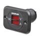 Narva 12-24V Flush Mount LED Volt/Amp Meter (Blister Pack Of 1) 