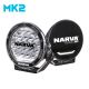 Narva 9-33V Black Ultima 180 Mk2 LED Driving Light Kit 