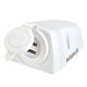 Narva Heavy Duty Surface Mount Dual USB Socket With White Housing (Pack Of 25) 