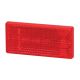 Hella 70mm X 32mm Red Self Adhesive Reflector (Blister Pack Of 1)