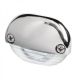 Hella 12-24V White LED Easy Fit Step Light With Polished Stainless Steel Cap 