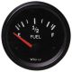 VDO 12V Fuel Level Gauge With Black Bezel  