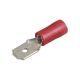 Narva Red 6.3mm Male Blade Crimp Terminal (Blister Pack Of 8)