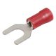 Narva Red 5mm Fork Crimp Terminal (Blister Pack Of 21)