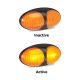 LED 12-24V Amber Marker/Indicator Light (Blister Pack Of 1) 