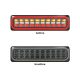 LED 12-24V Combination Tailight With Reverse (387 X 105 X 31mm)(Blister Pack Of 2) 