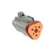 Narva 3 Pin Deutsch Male Connector Housing With Terminals And Wedges (Pack Of 10)