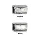 LED 12-24V White Front End Outline Marker Light With Chrome Housing (Blister Pack Of 1) 