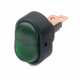Hella SPST On/Off 12V Green Illuminated Rocker Switch