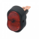 Hella SPST On/Off 12V Red Illuminated Rocker Switch