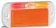 LED 12-24V Rh Red/Amber Side Marker Light With Amber Reflector & White Housing (100 X 44 X 19mm) 