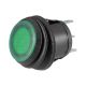 Narva SPST Off/On 12V Green Illuminated Rocker Switch With Waterproof Boot (Blister Pack Of 1)