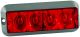 LED 12-24V Red Emergency Warning Light (121 X 49 X 45mm)