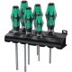 Wera 300 Series 7 Piece Flat & Phillips Head Screwdriver Set