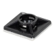 Black 28mm X 28mm Adhesive Cable Tie Mount (Pack Of 100) 