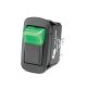 Cole Hersee SPST On/Off 12V Green LED Illuminated Rocker Switch 
