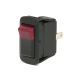 Cole Hersee SPST On/Off 12V Red LED Illuminated Rocker Switch 