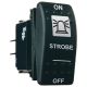 Britax SPST Off/On Illuminated 12V Strobe Rocker Switch 