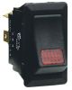 Cole Hersee SPST On/Off 24V Red Illuminated Rocker Switch