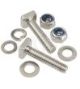 Narva Mine Bar 45mm X M10 T-Bolt With Washer And Nyloc Nut (Set Of 2) 